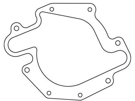 Cometic Oldsmobile Gen-2 Rocket V8 .031in Fiber Water Pump Gasket - With AC Hot on Sale