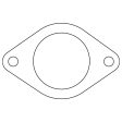 Cometic Ford 59A Flathead V8 .015in Fiber Fuel Pump Stand Gasket - 1945-1948 Online Sale