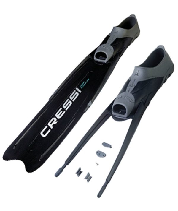 Cressi Sub Gara Modular Free Diving Fins Made in Italy Cheap